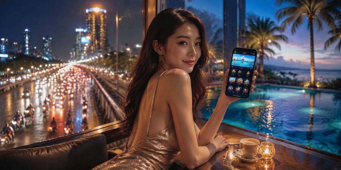 Người dùng TP.HCM chơi casino trên điện thoại tại quán cà phê trung tâm thành phố