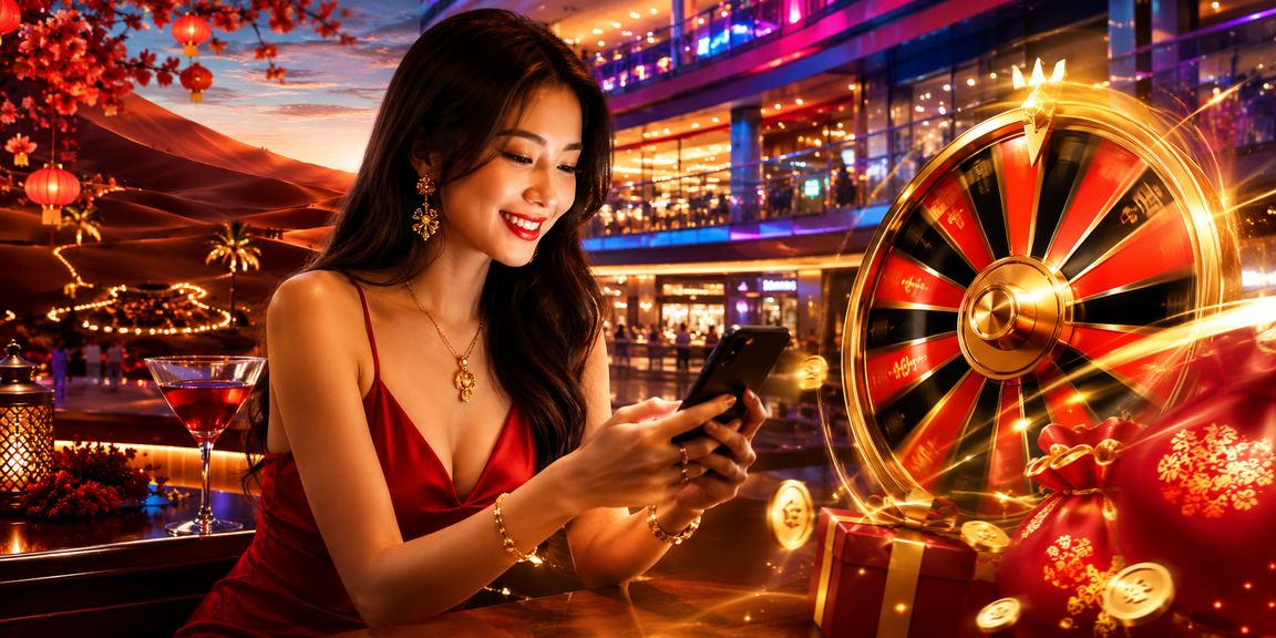Bàn roulette với đèn neon tại Mũi Né – trò chơi casino mới nhất tại 99000